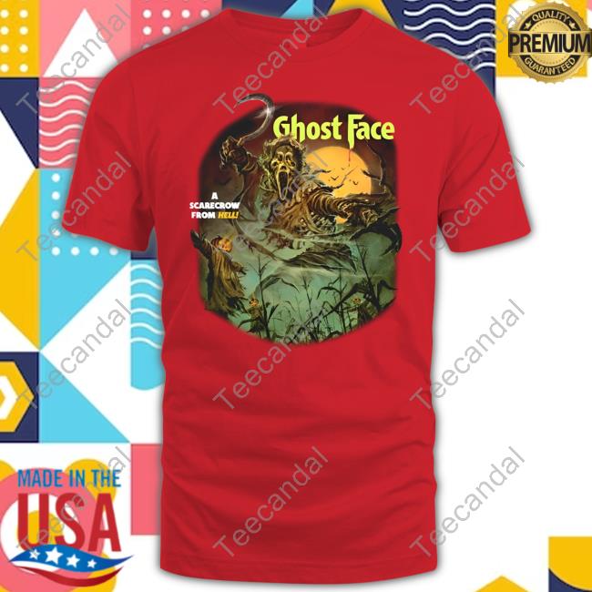 Cavitycolors Merch Glows In The Dark Ghost Face A Scarecrow From Hell New Shirt