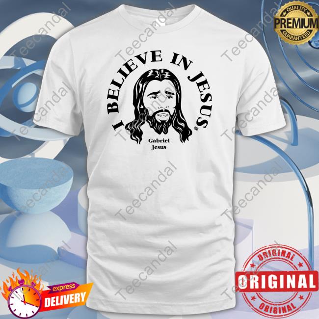 Gooner Toons I Believe In Jesus Gabriel Jesus T Shirt Gunners