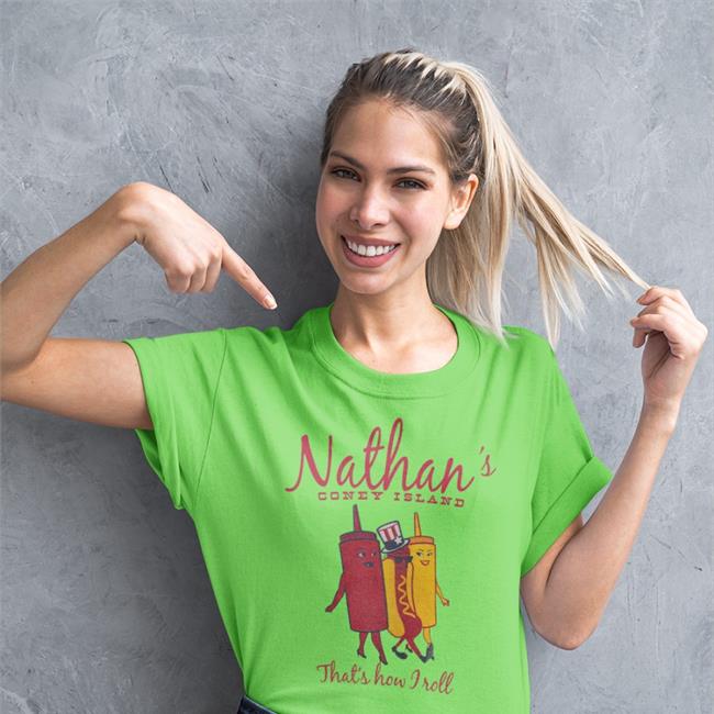Jamie Loftus Nathan's Coney Island That's How I Roll Sweatshirt