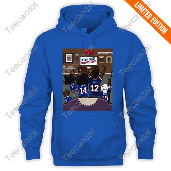 Buffalo Bills Fish Squished Bills Tee Shirt