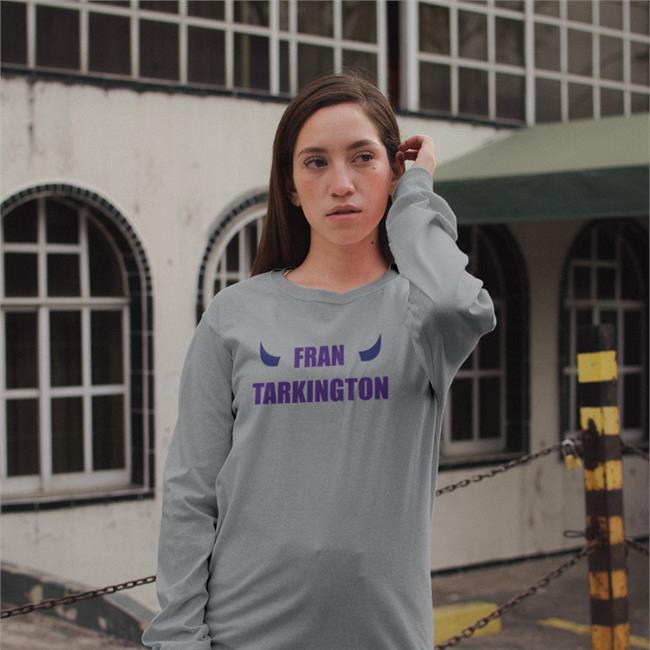 Fran Tarkenton Hoodied Sweatshirt Grey