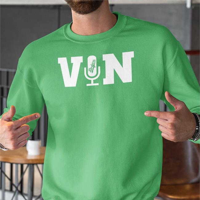 Vin Scully Jersey Vin Scully Microphone Shirt