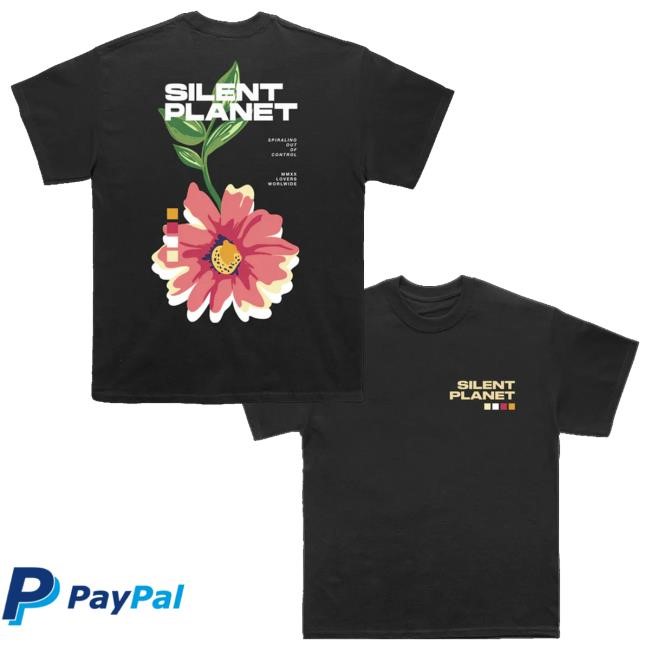 Silent Planet Merch Spiraling Out Of Control Tee Shirt