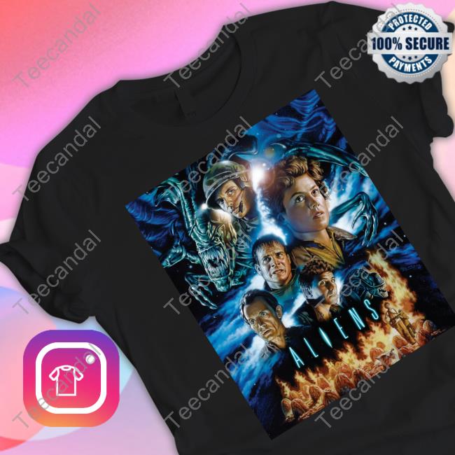 Roger Motzkus Aliens Expanded Hoodied Sweatshirt