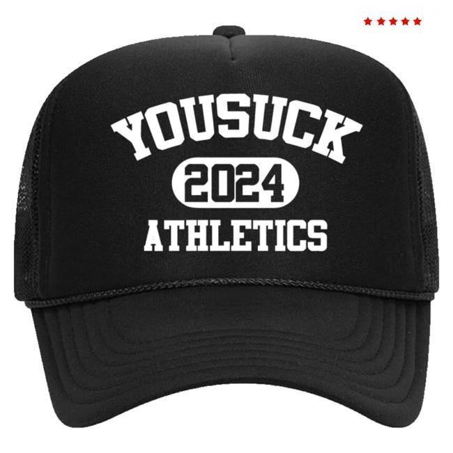 Yousuck Streetwear Merch You Suck At Black Trucker Snapback