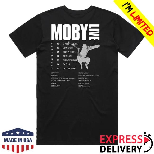 Moby Live 2024 Tour Shirt