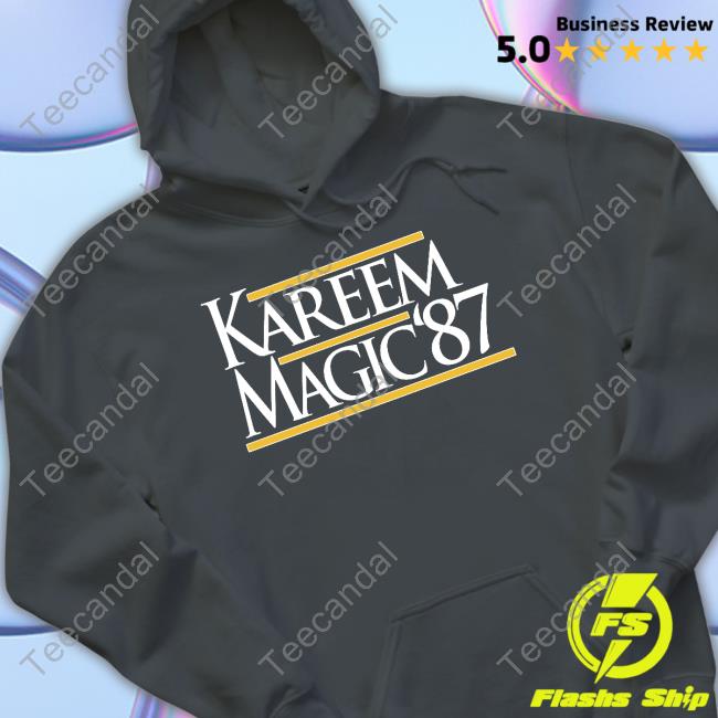 Kareem Magic 87 Long Sleeve T Shirt Melissa Rauch Wearing Kareem Magic 87 Shirt