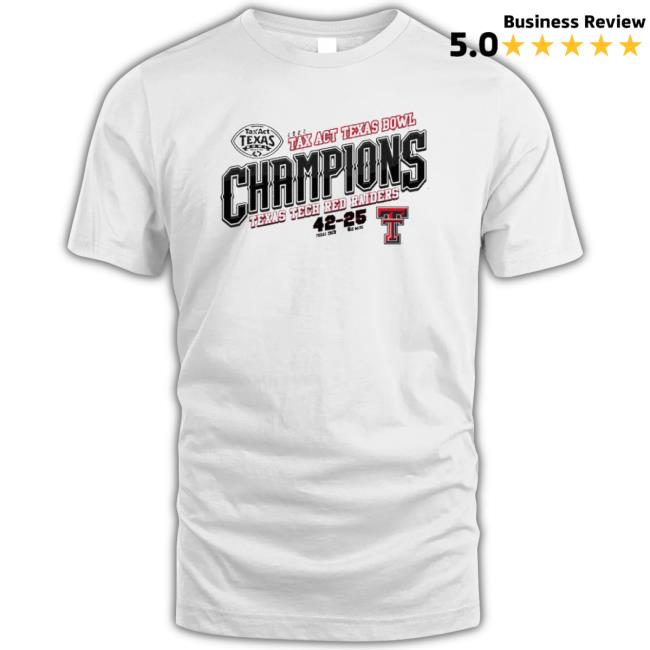 Taxact Texas Bowl Champions Texas Tech Red Raiders Sweatshirts