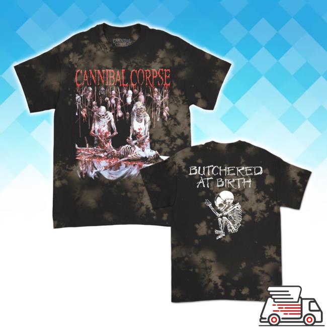 Trending Cannibal Corpse Merch Store Hammer Smashed Face New Shirt (Bleach Dye) Cannibalcorpse Shop