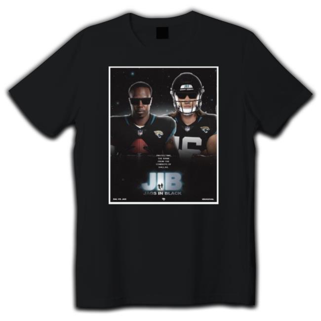Jib Jags In Black T-Shirt