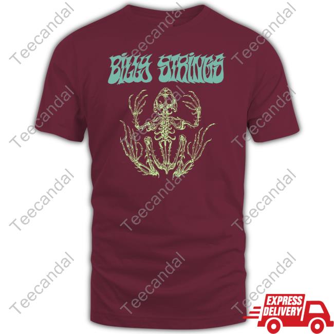 Billy Strings Store Frog Skeleton Maarten Donders Tee Billystringsstore