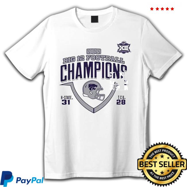 K-State Wildcats 2022 Big 12 Football Champions Score Tee