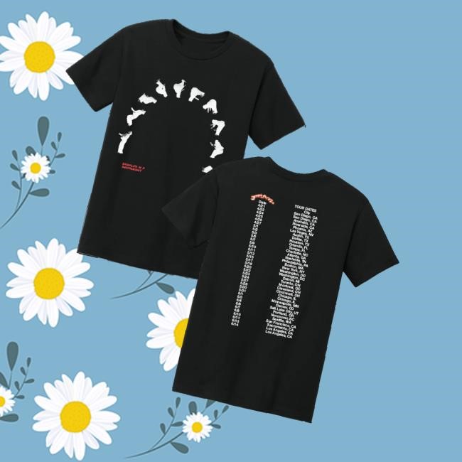Grentperez Merch Backflips Tour Cities Tee
