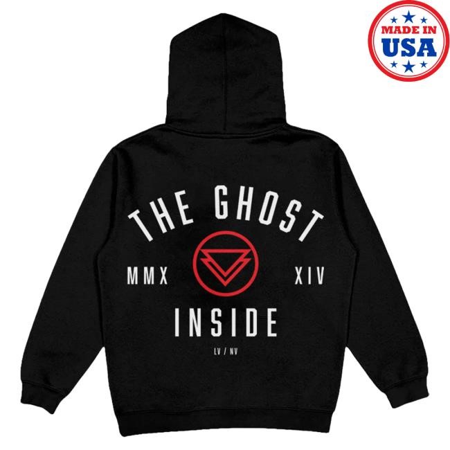 Official The Ghost Inside Store Merch Mmxxiv Hoodie (Black) Hooded Sweatshirt