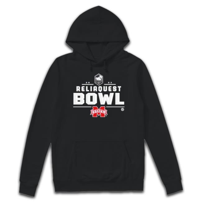 Mississippi State Bulldogs 2022 Reliaquest Bowl Hooded Sweatshirt Mississippi State Bulldogs 2022 Reliaquest Bowl Tee Shirt
