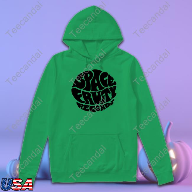 Olivia Wilde Wearing Space Fruity Records Hoodie