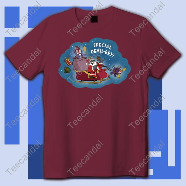 Cuphead Show Merch Special Devil-Ery Tee Shirt