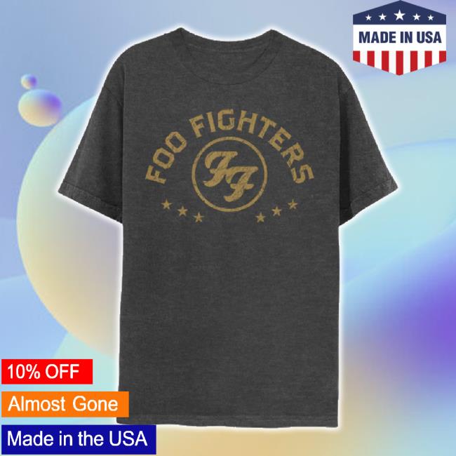 Original Foo Fighters Merch Store Foo Fighters Arched Star Unisex Shirt Foofighters Shop