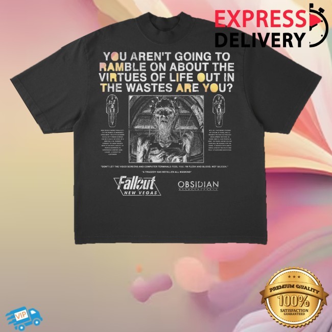 Prestige Merch Supply Fallout New Vegas Flesh And Blood T-Shirt