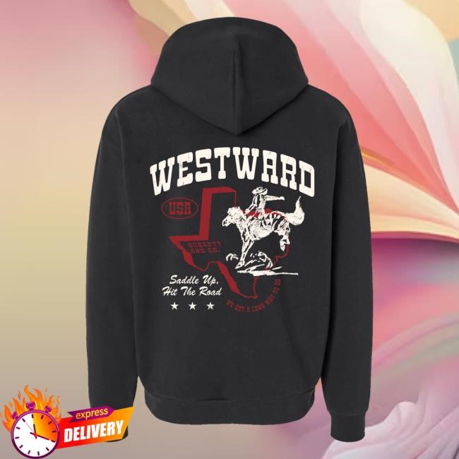 Official Dylan Gossett Merch Westward Cowboy Hoodie, Sweatshirt
