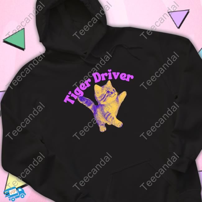 Official Russell Trash Tiger Driver Car Tee Shirt