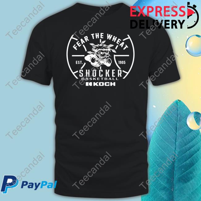Go Shockers Fear The Wheat Est 1905 Shocker Basketball Long Sleeve Tee Shirt