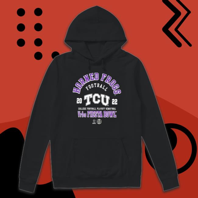Tcu Horned Frogs 2022 Cfp Semifinal Vrbo Fiesta Bowl Bound Hooded Sweatshirt