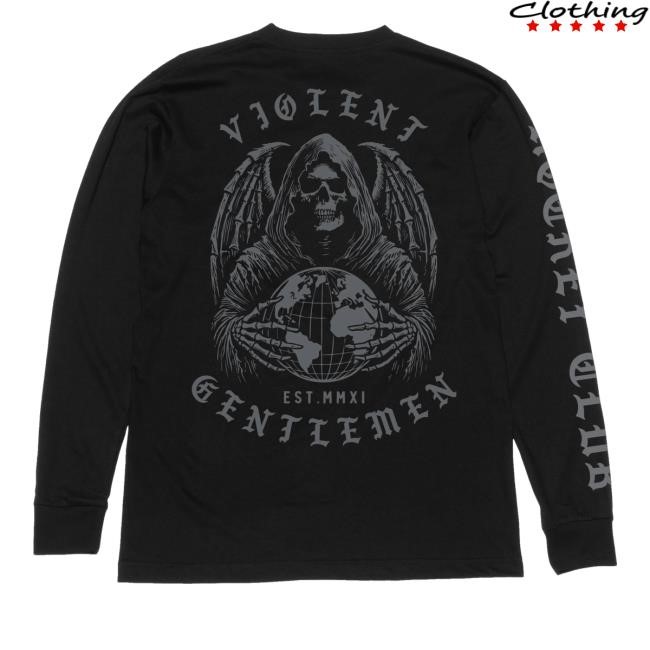 Violent Gentlemen Hockey Club Grim Crewneck Sweatshirt Violentgentlemen Merch Store