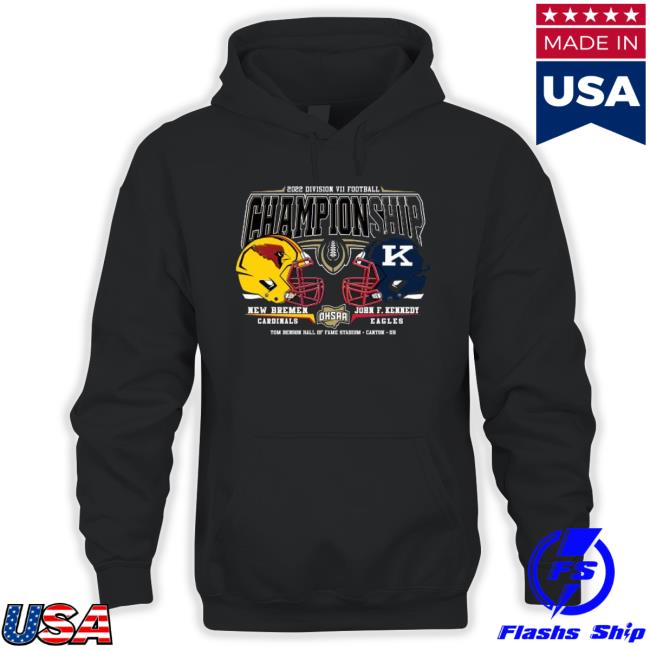 New Bremen Cardinals Vs John F. Kennedy Eagles 2022 Division Vii Football Championship Long Sleeve Shirt