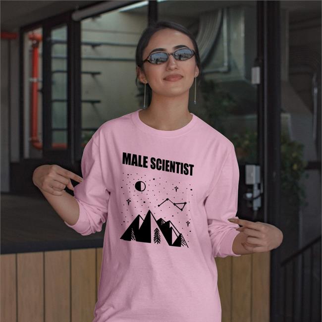 Male Scientist Hoodie Manwhohasitall