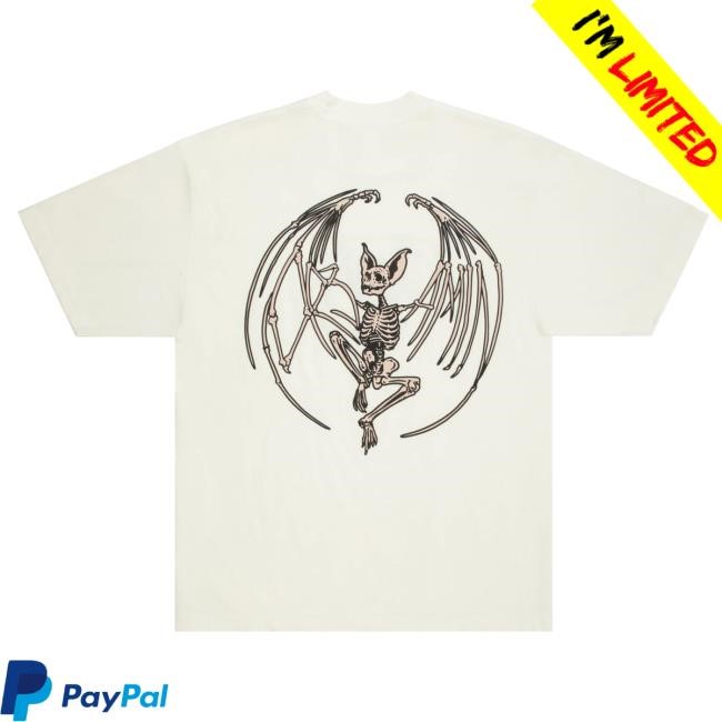 Dr3amin Clothing Merch Store Bat To The Bone Tee (Cream) Long Sleeve Shirt