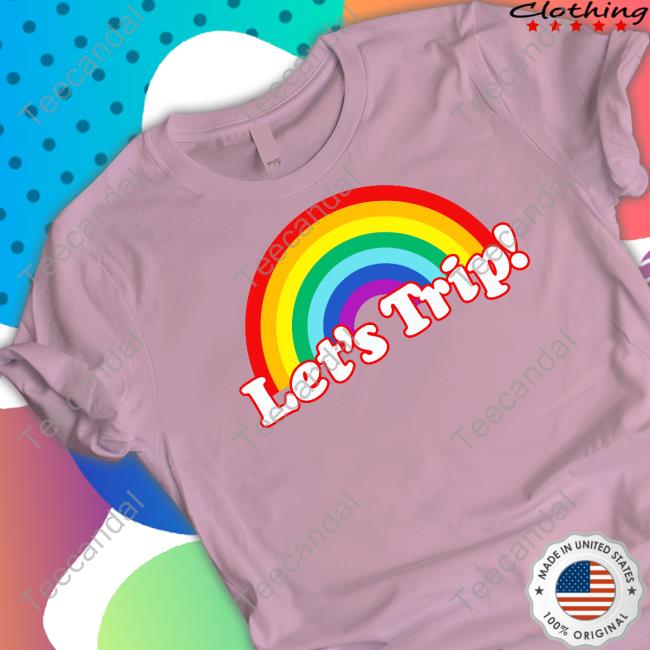Sturnioloclothing Merch Let's Trip Rainbow Tank Top