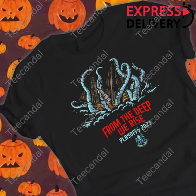 Official Emerald City Hockey From The Deep We Rise Playoffs 2023 Shirt