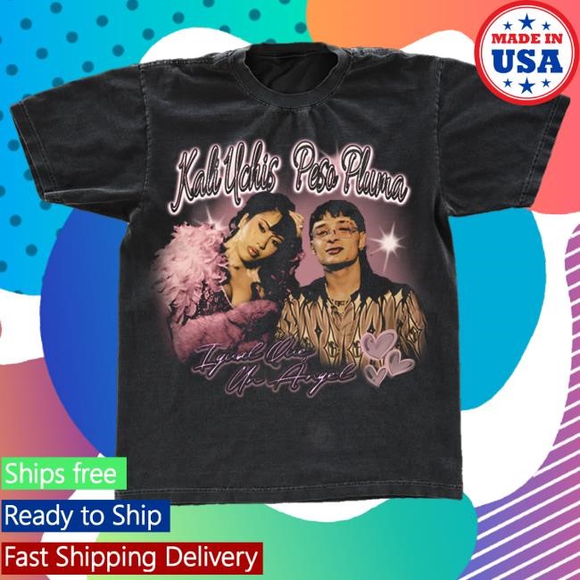 Original Shop Kaliuchis Merch Kali Uchis X Peso Pluma Black Shirt