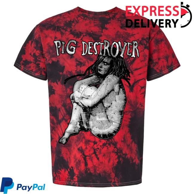 Official Night Shift Merch Pig Destroyer Terrifyer Tie Dye T-Shirt, Hoodie, Tank Top, Sweater And Long Sleeve T-Shirt