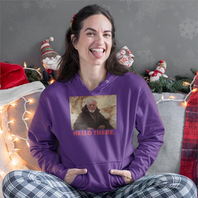 Ewan Mcgregor Wearing Obi-Wan Hello There Sweatshirt
