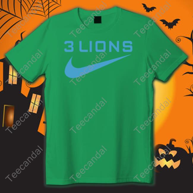 Gareth Southgate Wearning Three Lions Shirt