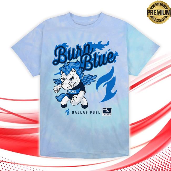 Dallas Fuel Tie-Dye Chibi Mascot Long Sleeve Tee