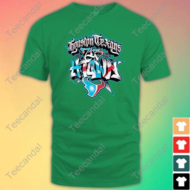 The Wild Collective Black Houston Texans 713 Tee Shirt