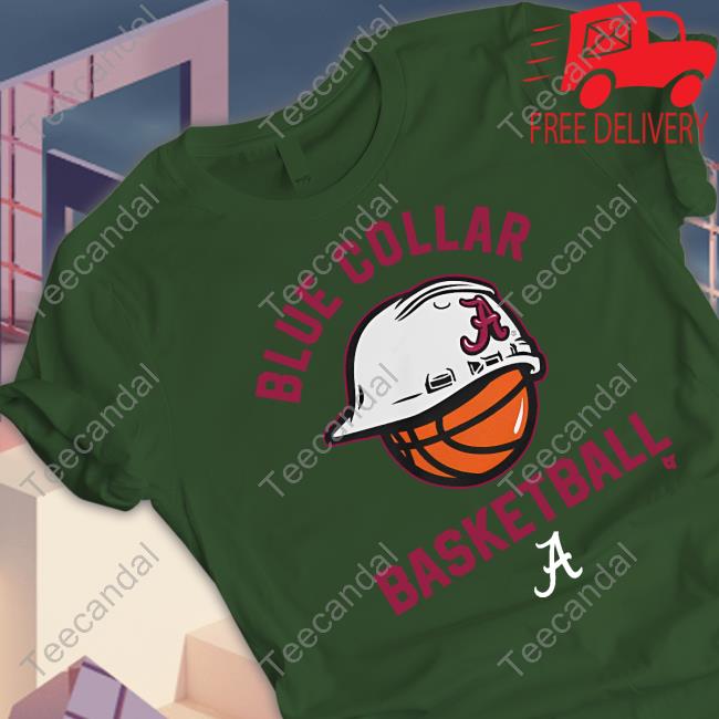 Breakingt Blue Collar Basketball Alabama T Shirt