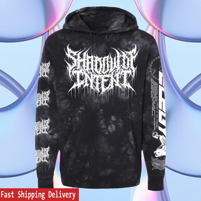 Indiemerchstore Shadow Of Intent Brutal Logo Tie Dye Pullover Sweatshirt