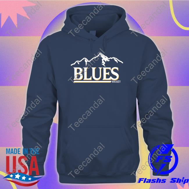 Vintage Blues Hockey Tee