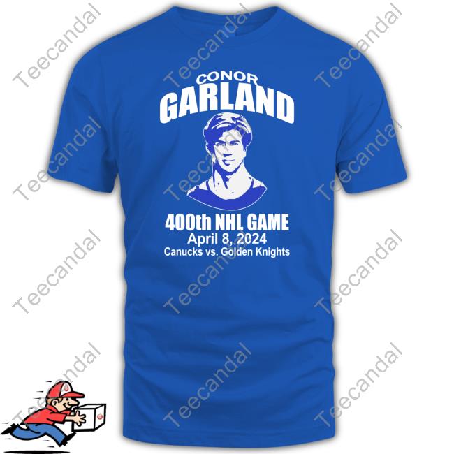 Vancouver Canucks Conor Garland 400Th Game April 8 2024 Canucks Vs Golden Knights Hooded Sweatshirt