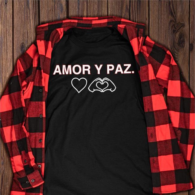 Amor Y Paz Shirts Christopher Morel Amor Y Paz Tee Blue