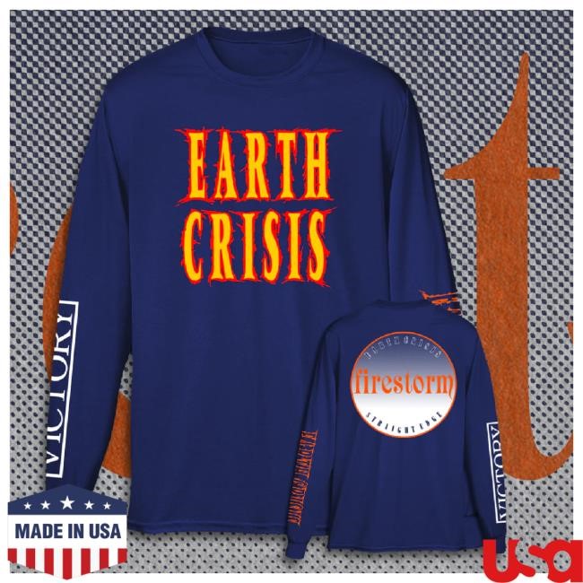 Trending Earth Crisis "Firestorm Circle Logo" New Shirt Holy Mountain Printing Shop Merch Store