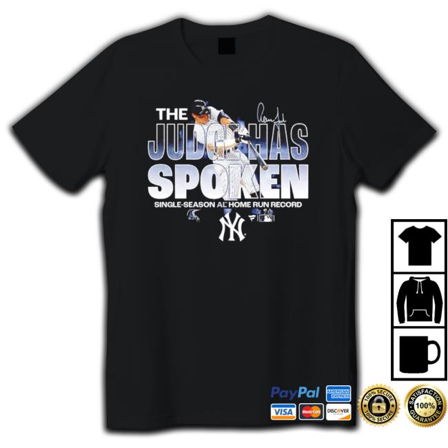 Aaron Judge New York Yankees Single Season Al Home Run Record Crewneck Sweatshirt Aaron Judge New York Yankees Single Season Al Home Run Record Shirt