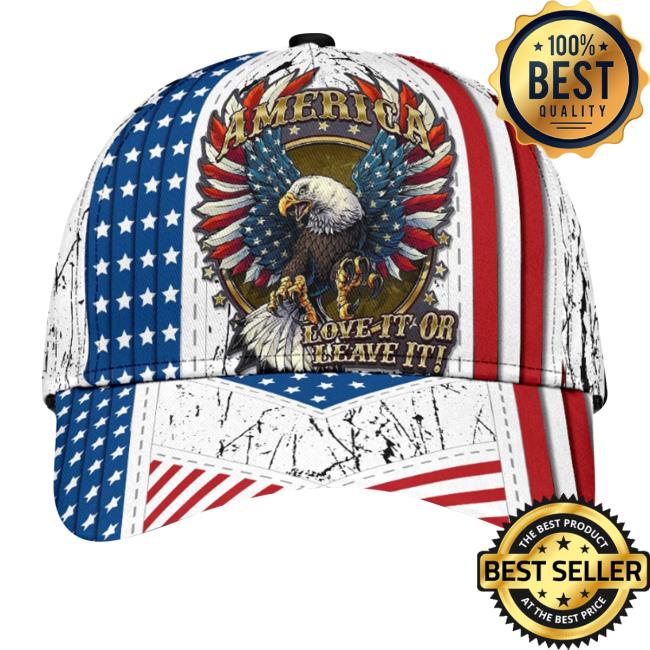 United States Love It Or Leave It All Over Printed Trend Cap
