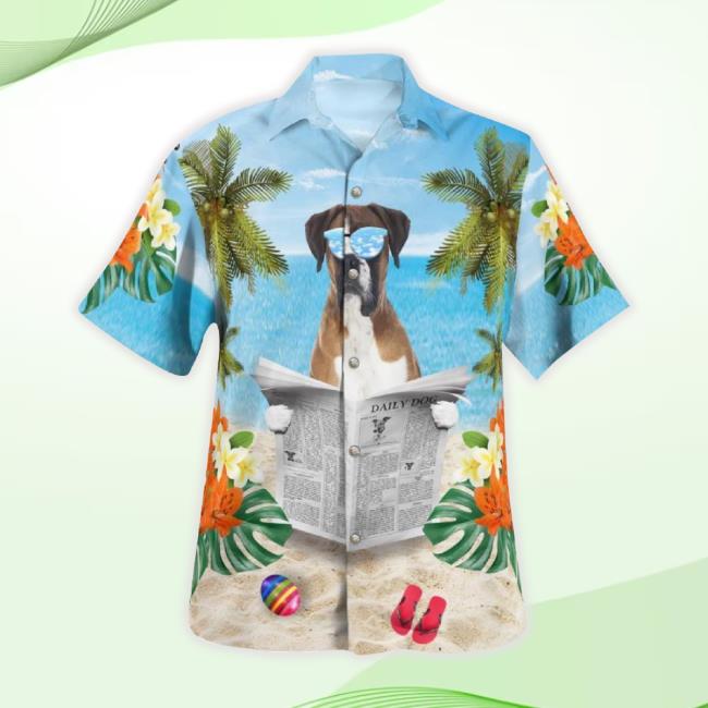 Boxer Tropical Hawaiian Sweatshirt For Men And Women