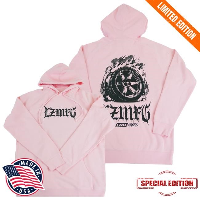 Lzmfg Merch Store Tire Fire Hoodie (Pink) Tee Shirt