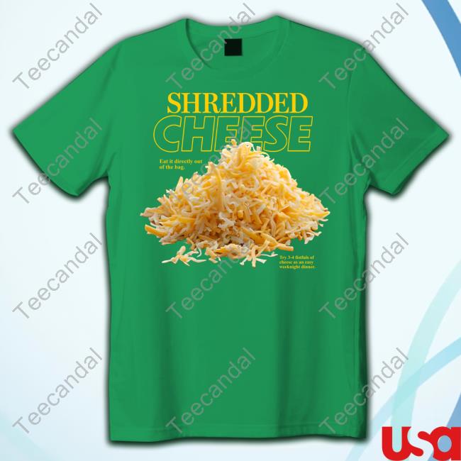 Shredded Cheese Tee Shirt Shitheadsteve